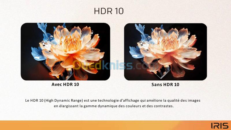 TELEVISEUR IRIS 50 G5020 ANDROID 14 GOOGLE TV 50POUCES UHD 4K 7