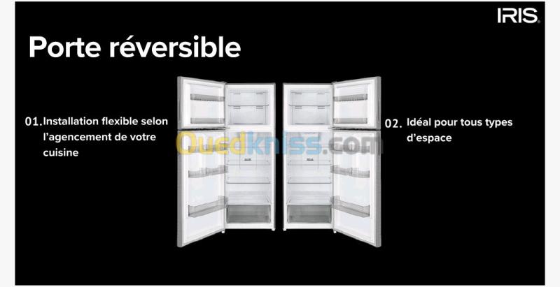 RÉFRIGÉRATEUR IRIS IR-DN420 NO-FROST 10