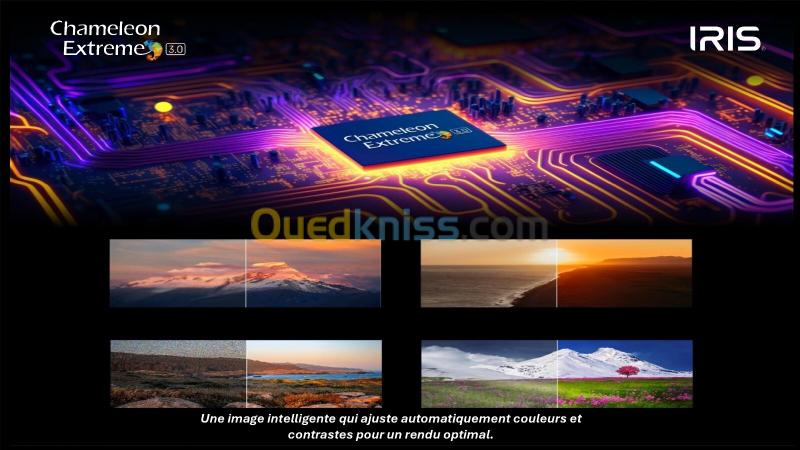 TELEVISEUR IRIS 75 M8020 MINILED ANDROID 14 GOOGLE TV 75POUCES UHD 4K 120Hz MATTE 21