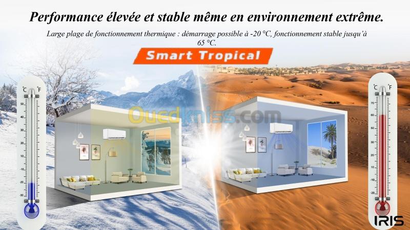 CLIMATISEUR IRIS SUPER AZAO+ PRO SMART WIFI 12000 BTU SUPER TROPICAL INVERTER T3 2025 BLANC 4