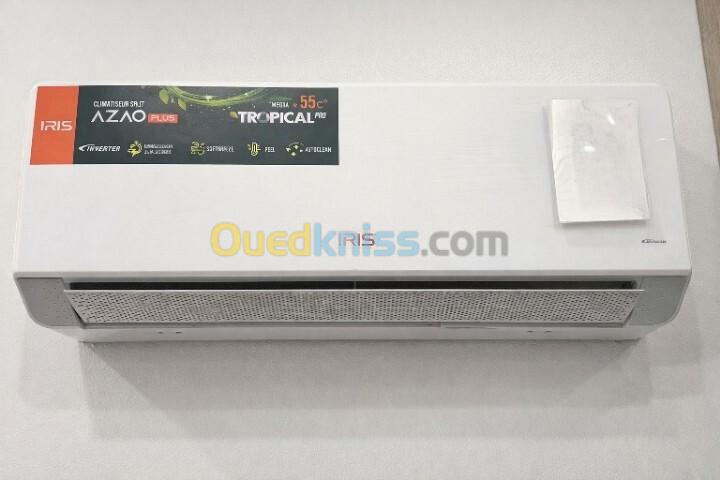 CLIMATISEUR IRIS AZAO+ PLUS 12000 BTU TROPICAL INVERTER BLANC