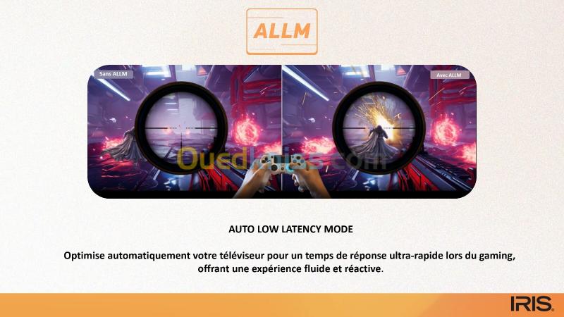 TELEVISEUR IRIS 60 Q7020 QLED ANDROID 14 GOOGLE TV 60POUCES UHD 4K 120Hz 6
