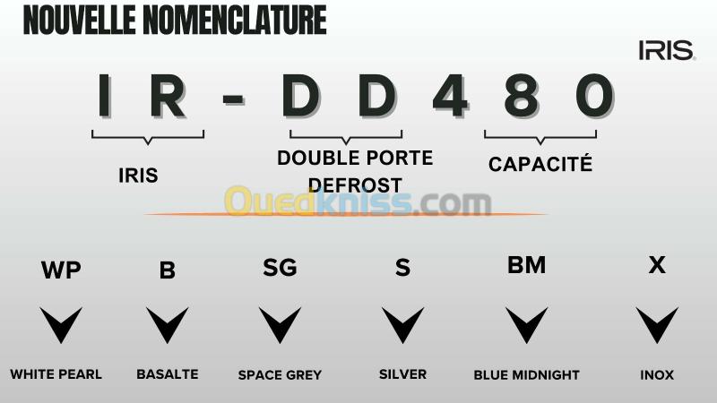 REFRIGERATEUR IRIS IR-DD480 DEFROST (AFFICHEUR DIGITAL) 3