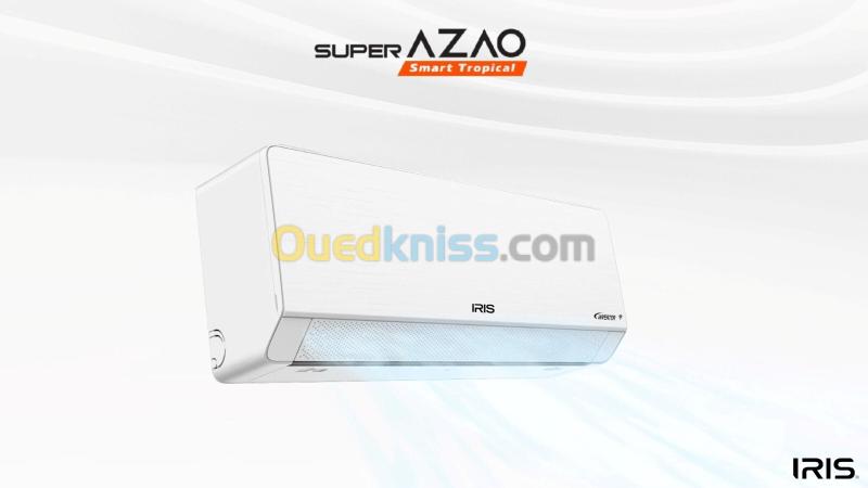CLIMATISEUR IRIS SUPER AZAO+ PRO SMART WIFI 12000 BTU SUPER TROPICAL INVERTER T3 2025 BLANC
