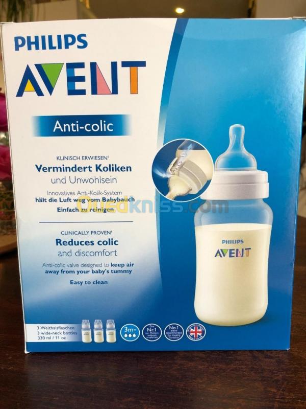  Philips Avent Pack 3 Biberons Anti-colic 330 ml