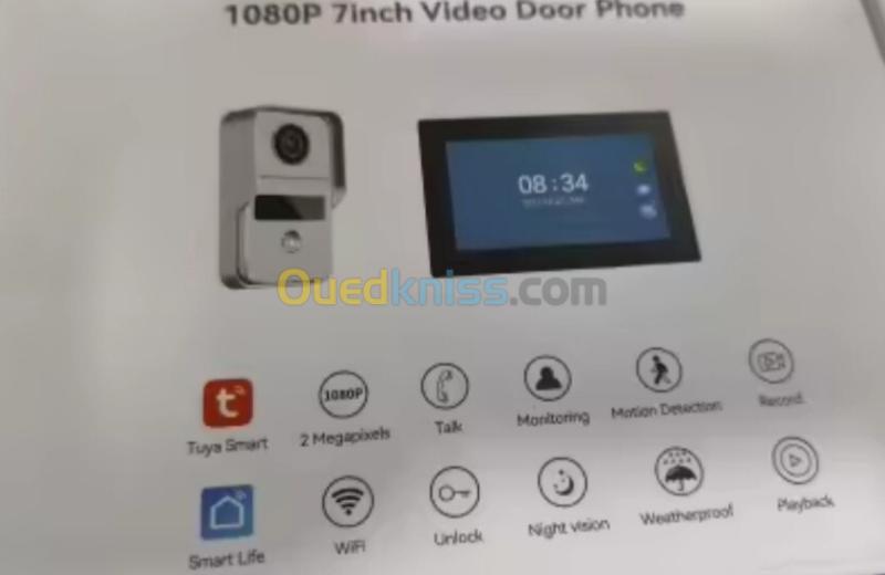 Vidéophone wifi avec application tuya 3