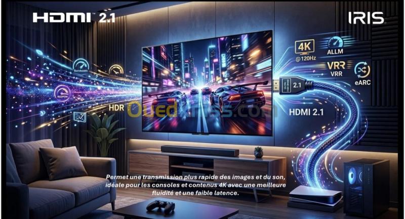 IRIS 65" MINILED M8020 GOOGLE TV 120 HZ 4k UHD ANDROID 14 65 POUCES  MINI LED 7