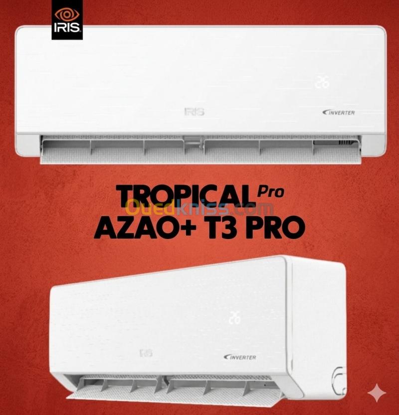 CLIMATISEUR IRIS 18000 BTU INVERTER PRO SUPERTROPICAL T3 AZAO+ PRO BLANC