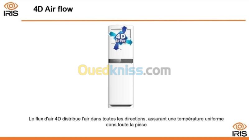 CLIMATISEUR IRIS ARMOIRE AIR FLOW 4D SPLIT SERIE E 48000 BTU 5