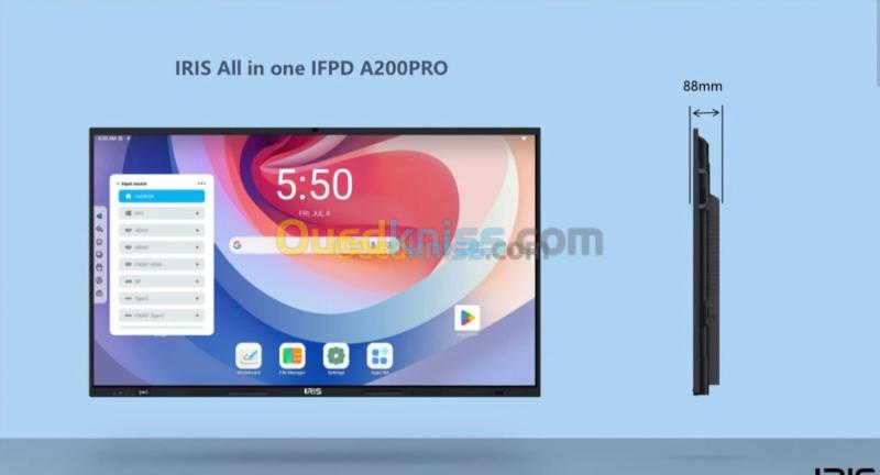 ECRAN IRIS INTERACTIF TACTILE 65" A200 PRO 6