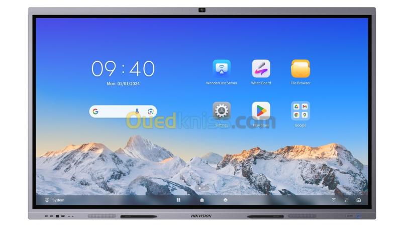 Ecran Interactive Hikvision 86-inch 4K Interactive Display,Support Mural 2 Stylets