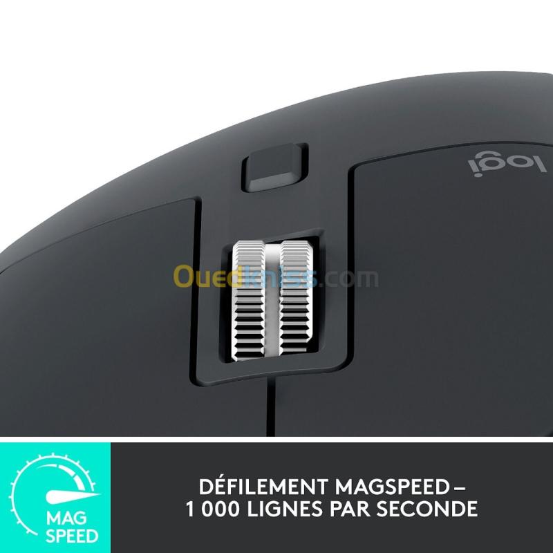 Souris sans fil Logitech MX Master 3S (RF + Bluetooth) -capteur optique 8000 dpi - 7 boutons 11