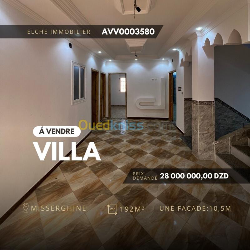Vente Villa Oran Misseghine