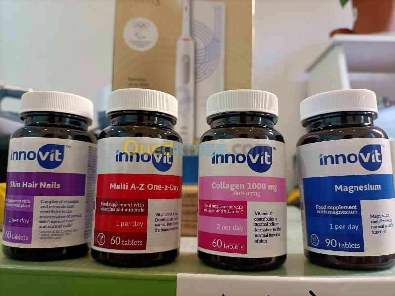 INNOVIT Lot De 6 Boîtes - Complément Alimentaire Peau, Cheveux, Ongles - 60 Comprimés/boîte
