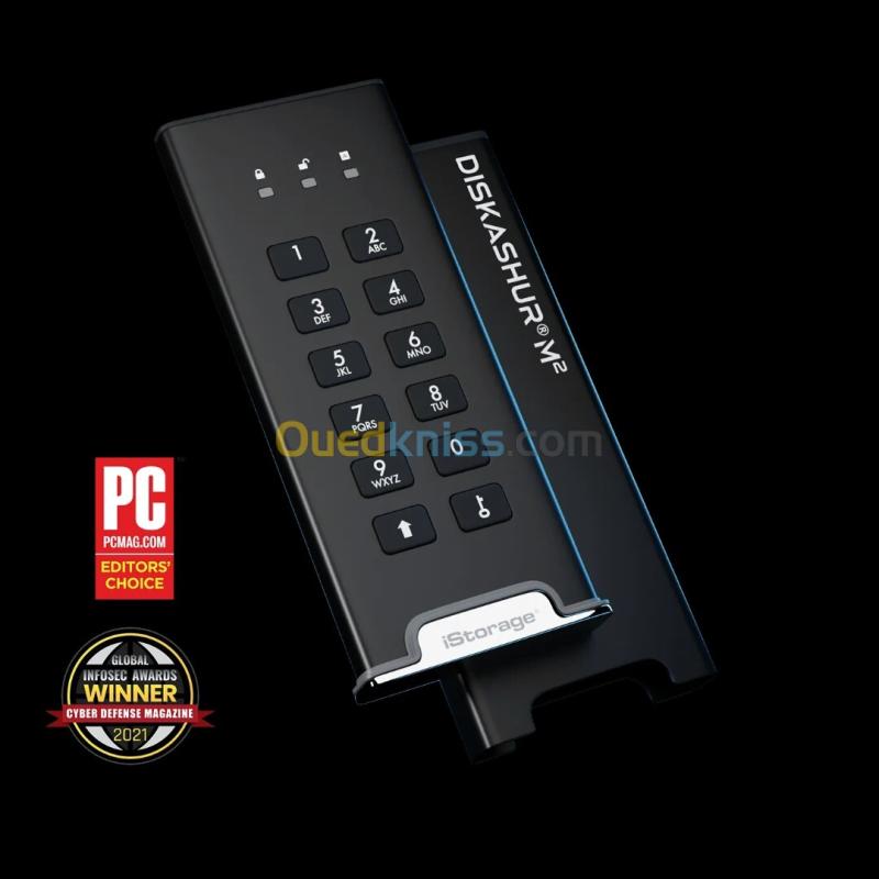 Disque dur Externe Flash Disk sécurisé 128GB/500GB/1TB/2TB/20TB (diskashur Datalocker Kingston) 10