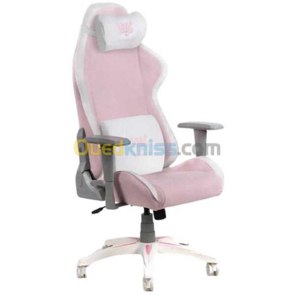 HYBROK GHOST PINK - CHAISE GAMING ERGONOMIQUE - DOSSIER INCLINABLE - ACCOUDOIRS 4D - PIVOTANTE 360 - ORIGINAL 2