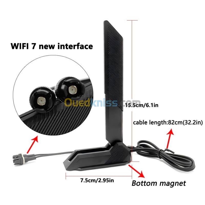 ANTENNE ASUS INTERFACE WIFI 7  2.4/5/6GHZ 4