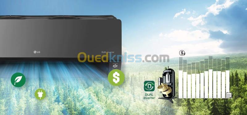LG climatiseur 12000 BTU Artcool T3 TROPICAL INVERTER 6