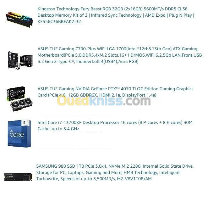 pc gamer Chlef Oued sly Algérie