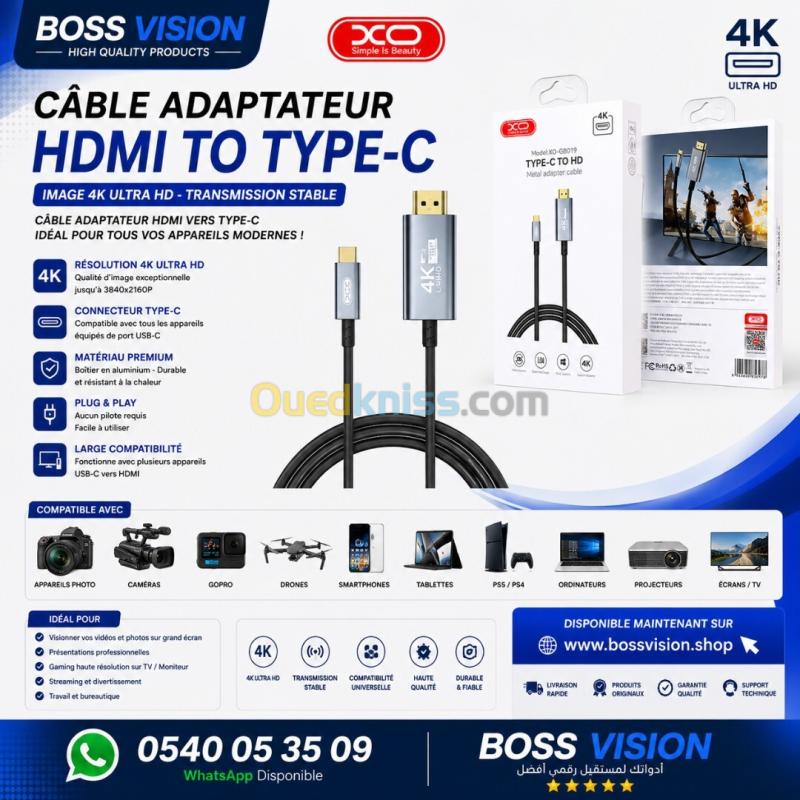 CABLE HDMI TO USB-C PRO POUR PHOTOGRAPHER - GAMERS - STREAMING 2