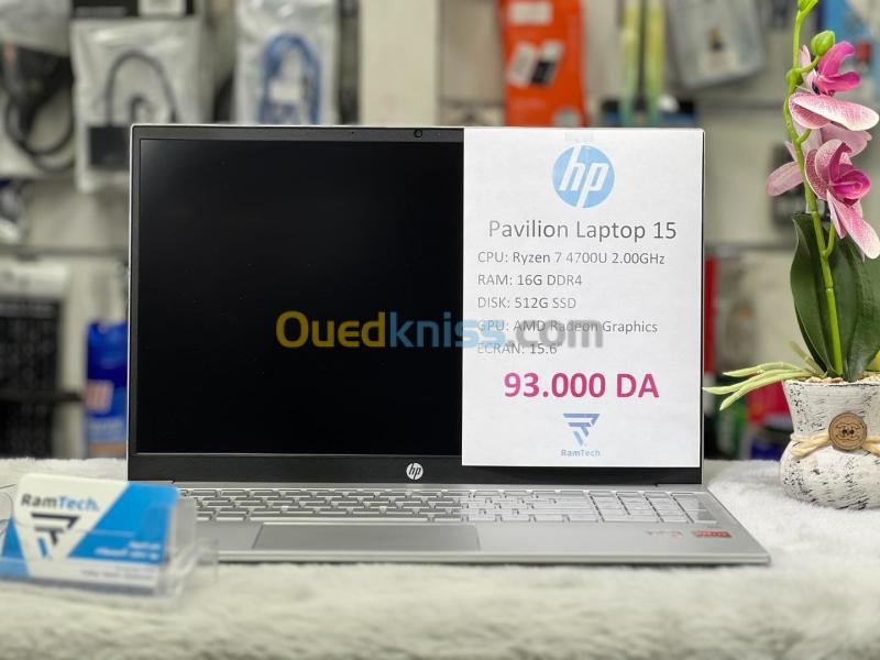  HP Pavilion Laptop 15 Ryzen 7 4700U 16G 512G SSD 15.6" 