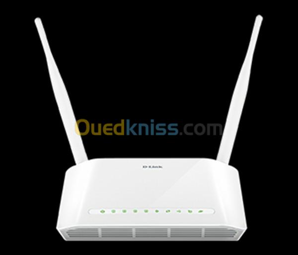  D-Link Modem Wireless Router N300 DSL-2750 + 3G BLANC 