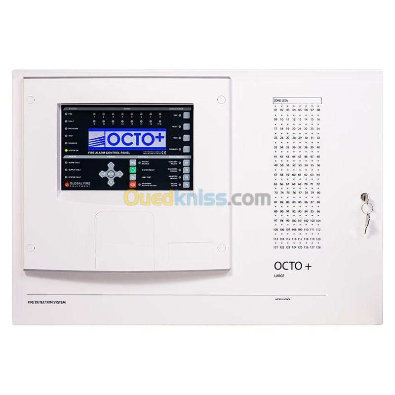 CENTRALE DE DETECTION INCENDIE ADRESSABLE "OCTO+ LB "