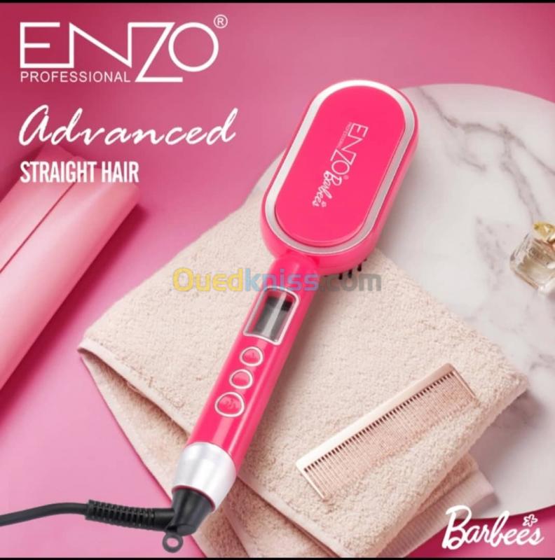  ENZO PROFESSIONNAL BROSSE LISSANTE CHAUFFANTE ADVANCED STRAIGHT HAIR COMB BARBIE EDITION EN-4102X