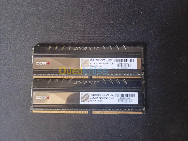 Ram AVEXIR DDR4 4GBX2