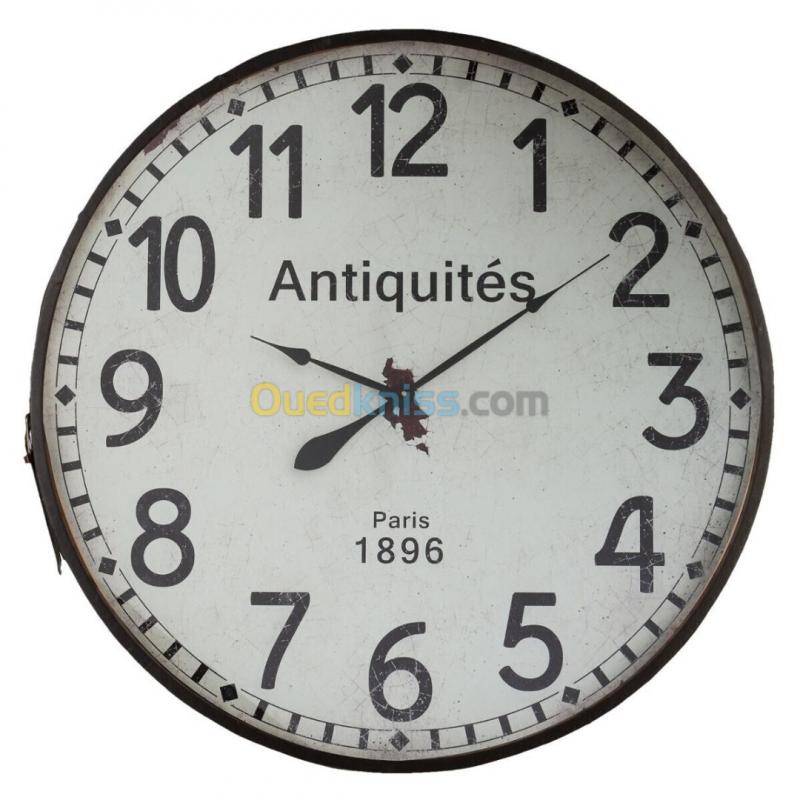  Horloge "Ceinture" blanche D92 cm atmesphera