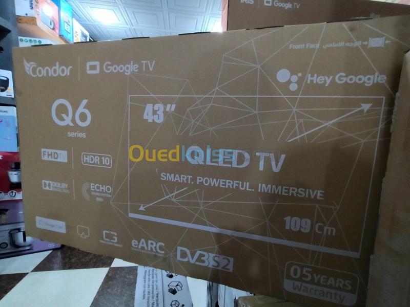 PROMO TV CONDOR 43" QLED 2