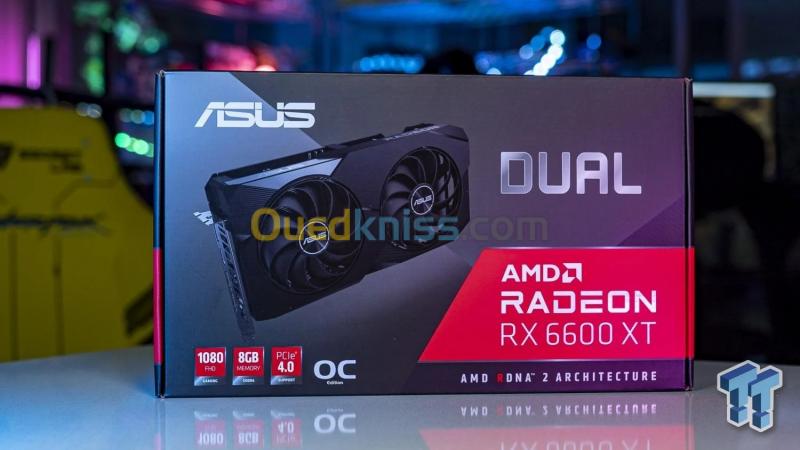  ASUS Dual AMD Radeon RX 6600 XT 8GO DDR6