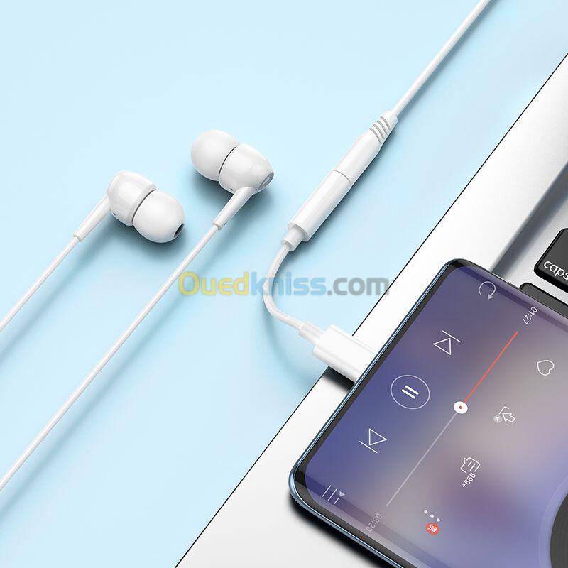 Adaptateur Convertisseur Audio Type-c Vers AUX 3.5mm Jack HOCO LS35 2