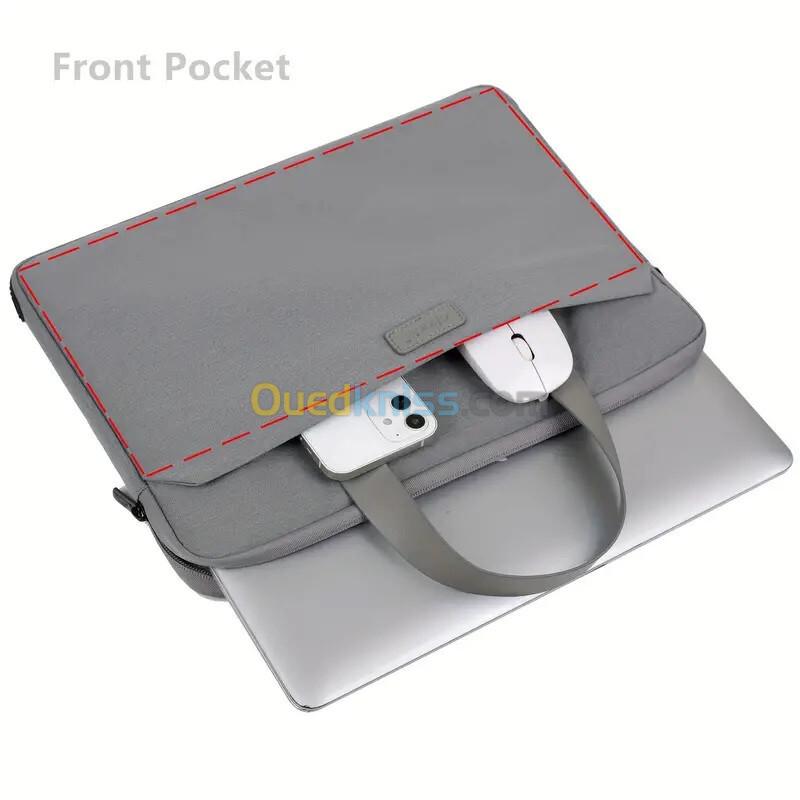 Cartable Laptop 14 pouces OKADE T63 Pour Ordinateur Portable Imperméable avec Éponge Antichoc 8