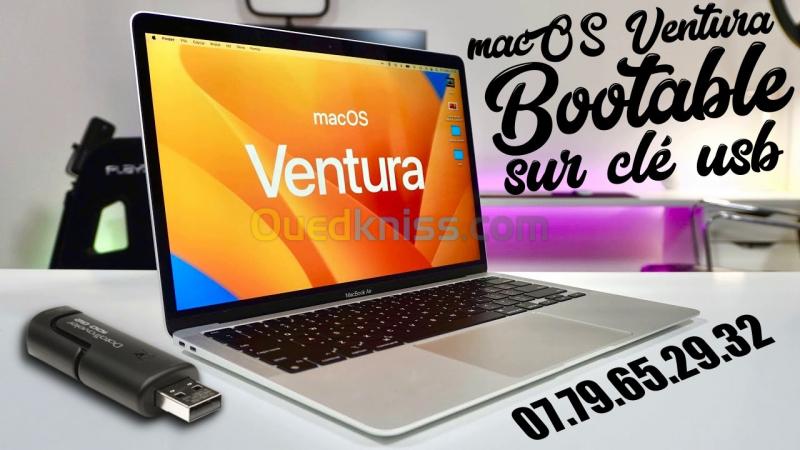  macOS Ventura Systéme Bootable sur clé USB 32GB + 170 Logiciels Professionnel Bonus