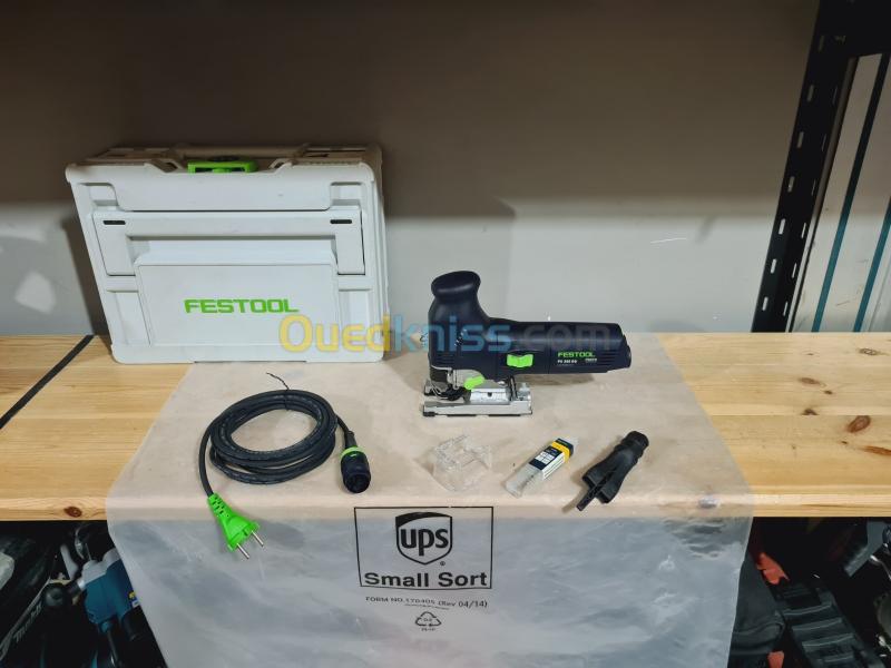 Scie Sauteuse Pendulaire Festool PS 300 EQ-Plus - 720W, Guidage Triple, Changement Lame Rapide - 9