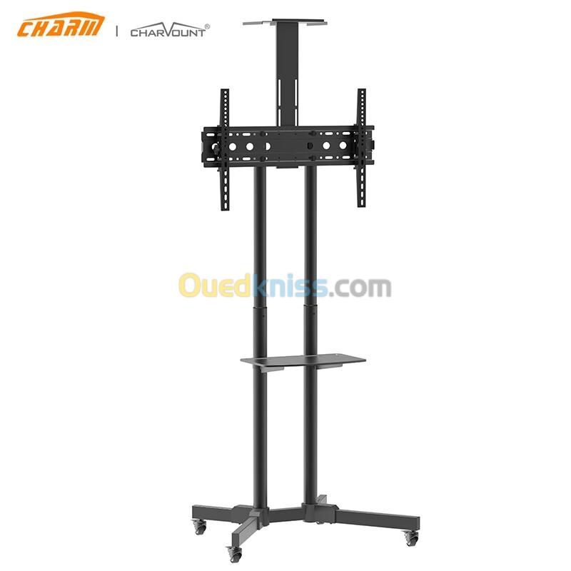 SUPPORT TV MOBILE A ROULLETTE [ CT-FTVS-T109TK ] // REF:3162 2