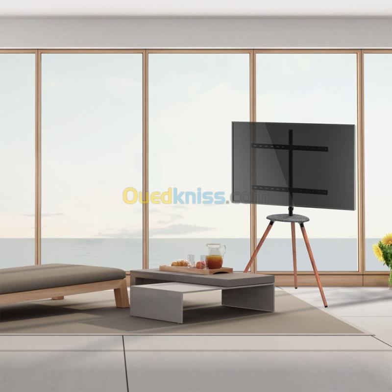 SUPPORT TV MOBILE TRIPIED BOIS Ref : 4939 5