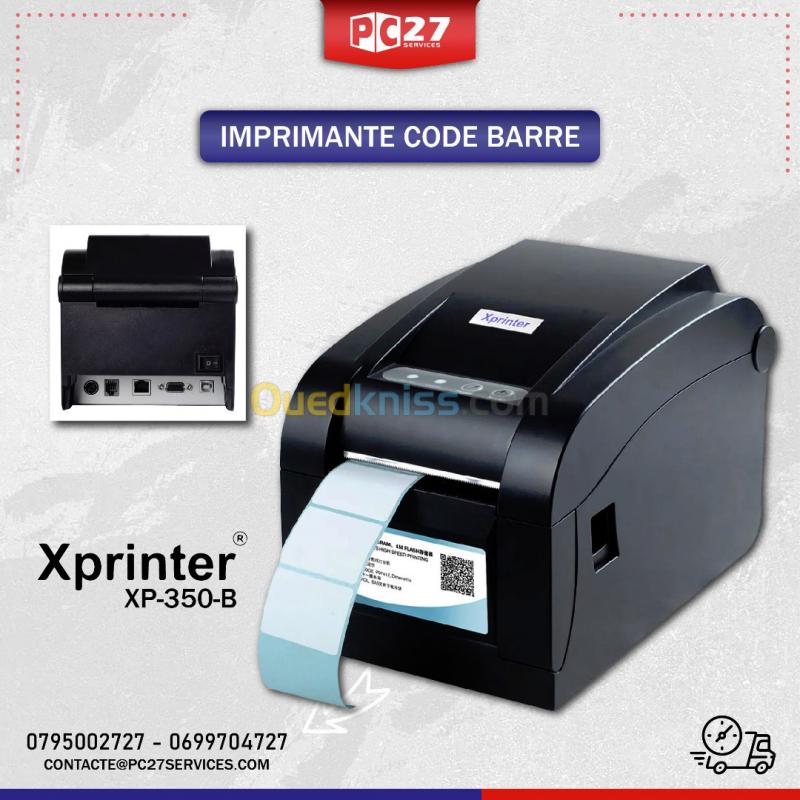  IMPRIMANTE CODE BARRE XPRINTER XP-350B (80MM) /REF:3557