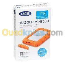 SSD EXTERNE LACIE 1TO RUGGED MINI USB TYPE C 2000Mo/s