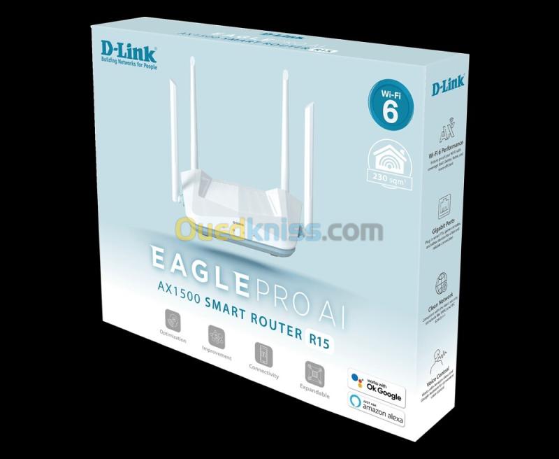 Routeur SMART D-LINK R15 PRO AI WIFI-6