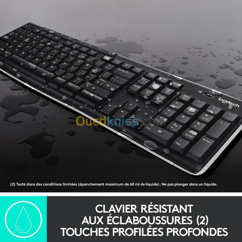 COMBO LOGITECH USB SANS FIL MK270 3