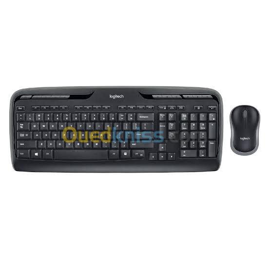 combo Clavier + Souris Sans Fil Logitech MK330 AZERTY 2.4 GHz