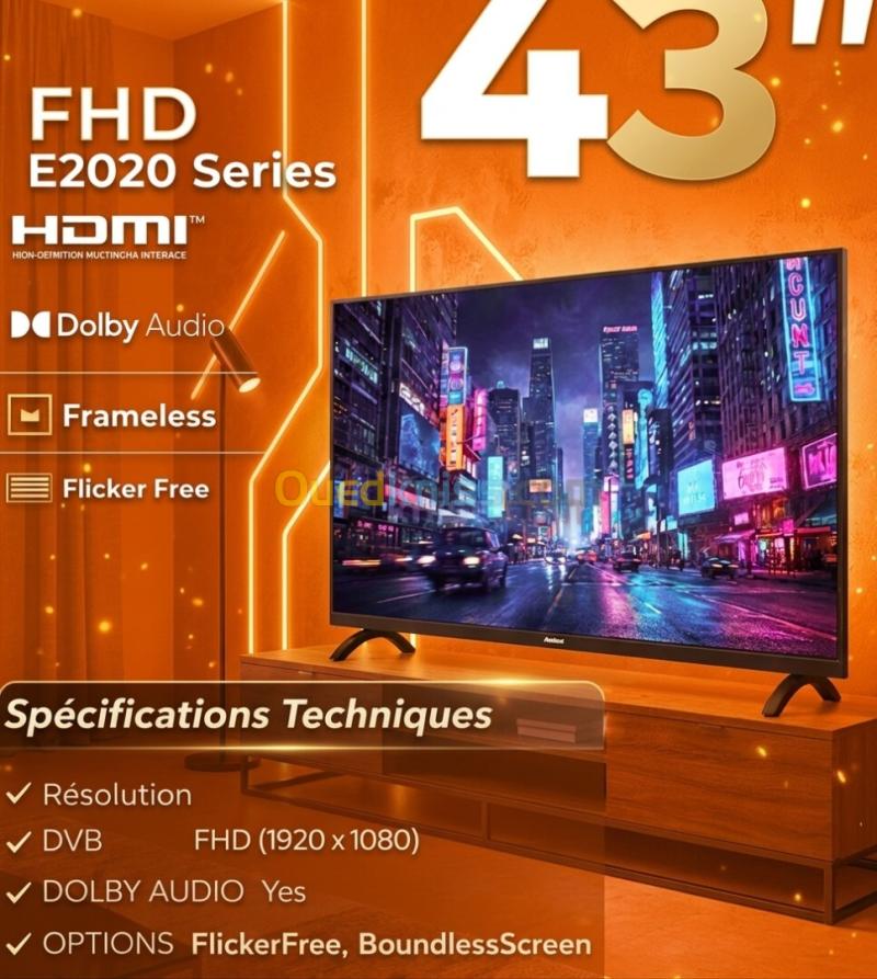 TV IRIS 43" Basique E2020 43 POUCES