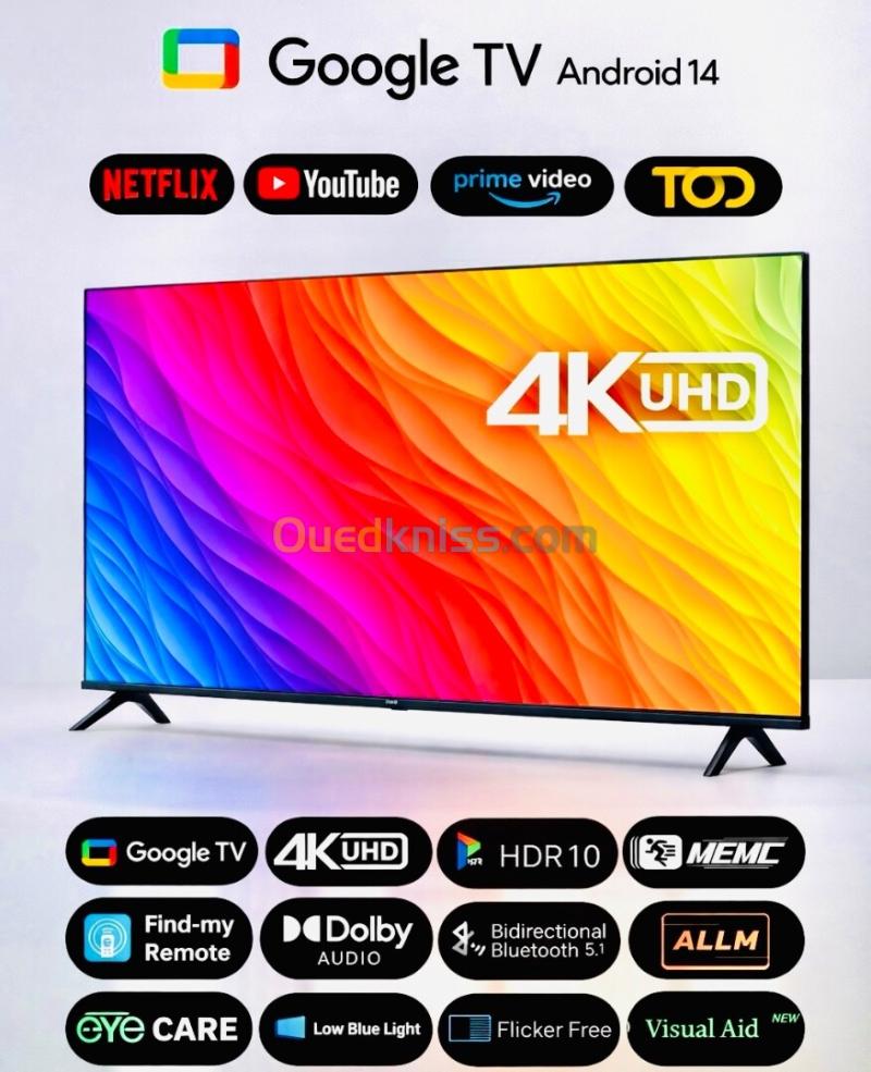 TV IRIS 50" G5020 GOOGLE TV 4K UHD ANDROID 14 SMART 50 POUCES