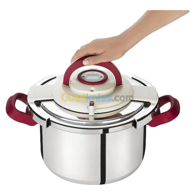 SEB Cocotte Clipso Precision Poingée Rouge Rabatable 6L Tarif et prix