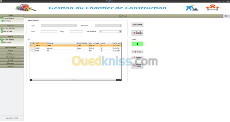 logiciel Gestion du chantier de construction 5