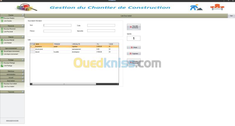 logiciel Gestion du chantier de construction 7