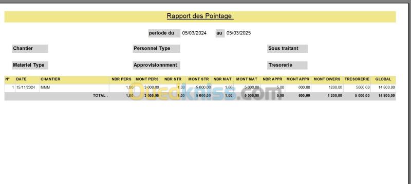 logiciel Gestion du chantier de construction 10