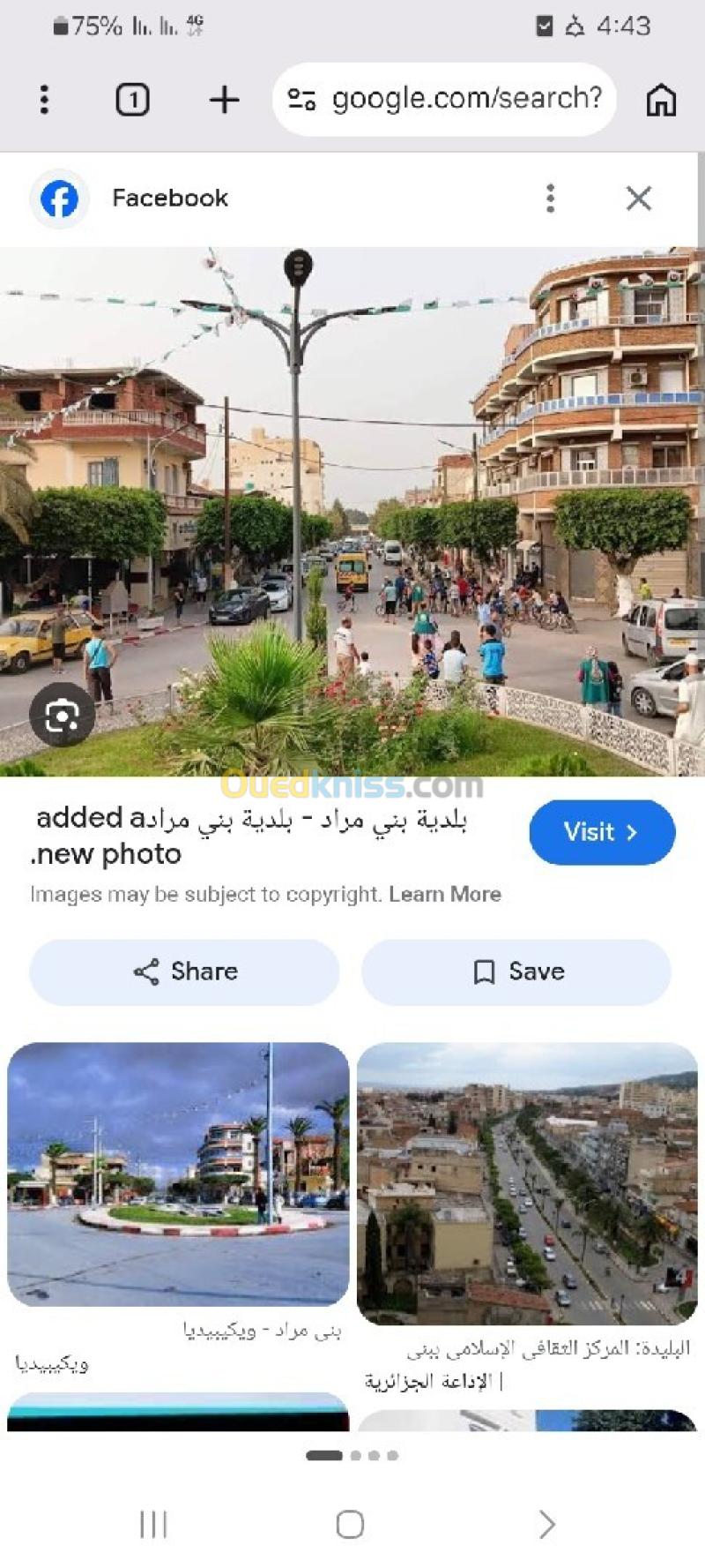 Vente Terrain Blida Beni mered